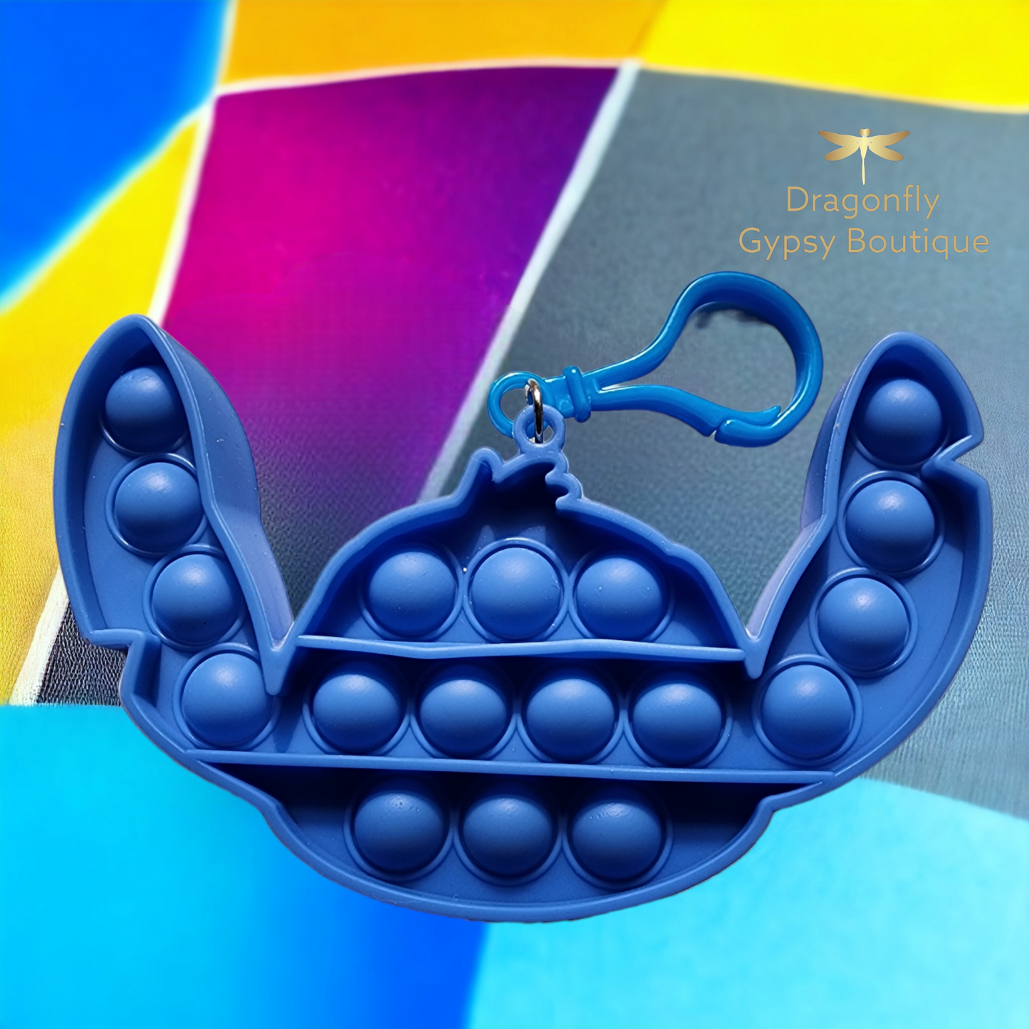 Stitch popper key chain