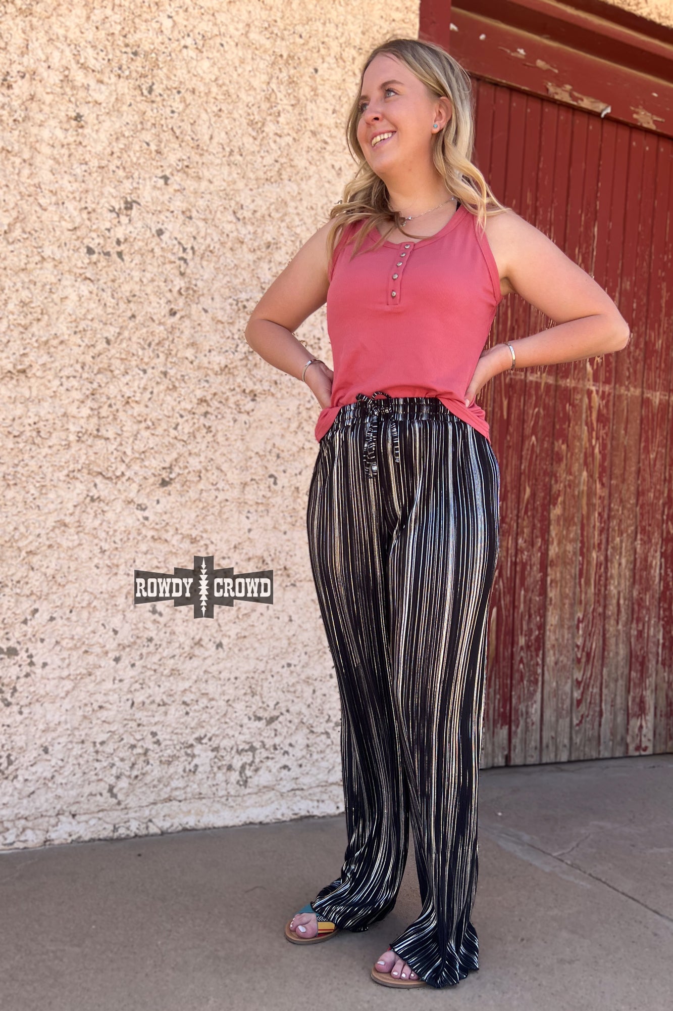 Ruffled cup pants