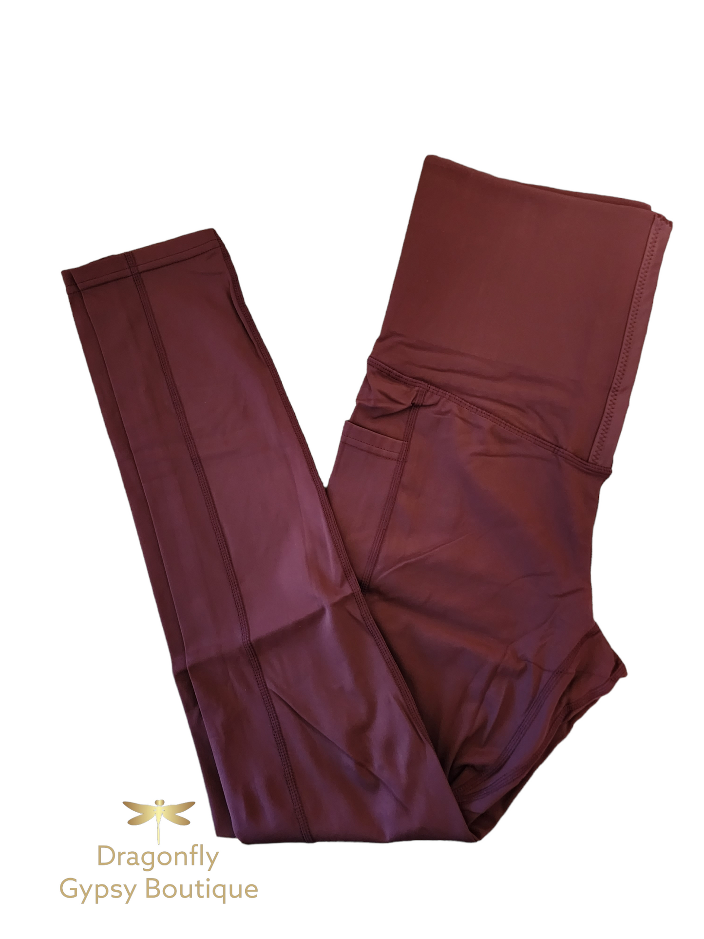 Body shaping compression pants with pockets