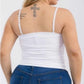 Seamless fitted cami tank top