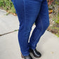 Vervet Mid rise Dark Wash Skinny Full Length