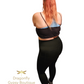 Body shaping compression pants with pockets