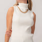 Sleeveless Turtle Neck